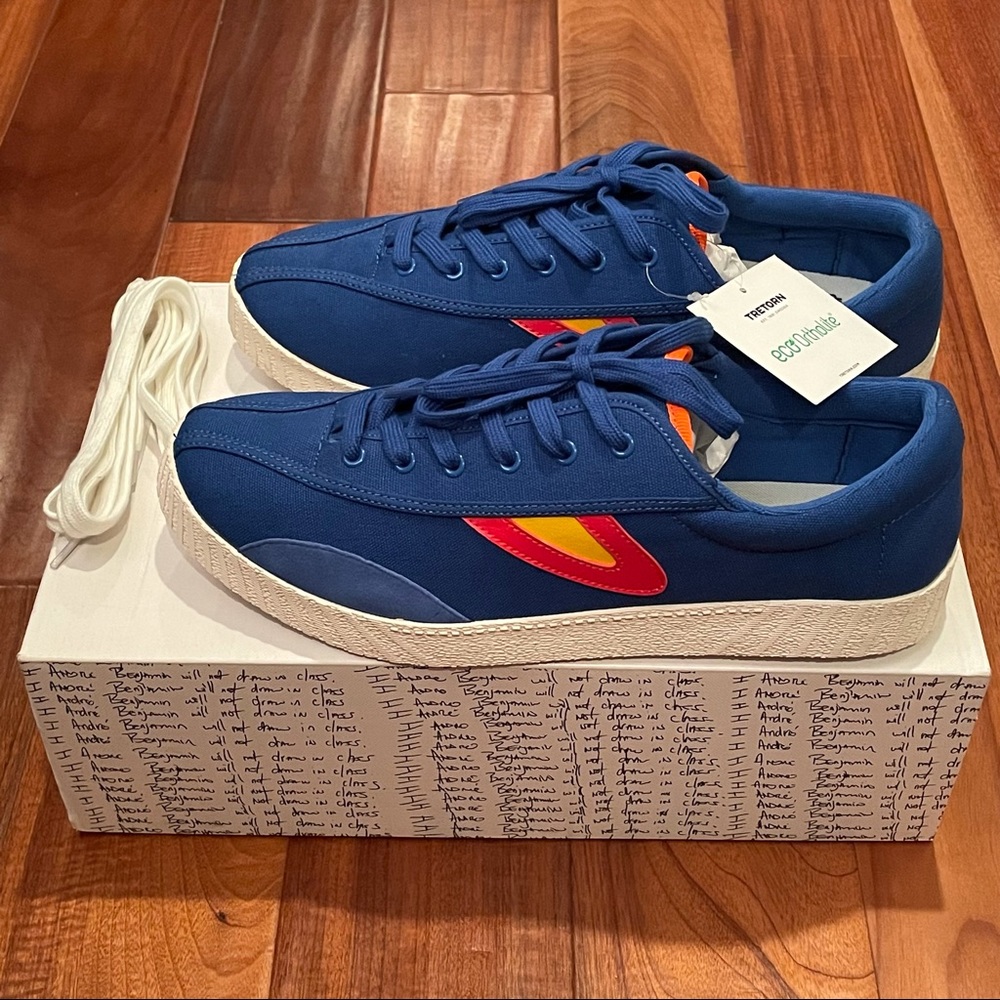 Tretorn X Andre 3000 Benjamin Nylite Low Blue Red